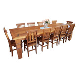 Mesa De Jantar 3 Mts C/ 12 Cadeiras Promoção