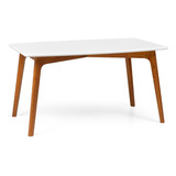 Mesa De Jantar 4 Lugares Em Madeira E Mdf Moby Artemobili