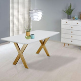 Mesa De Jantar 6 Lugares Munique 160cm Móveis Mix