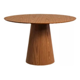 Mesa De Jantar Cone Redonda 60cm Madeira Melamina