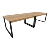 Mesa De Jantar P/ Sala De Reunião Home Office 2,40x0,90
