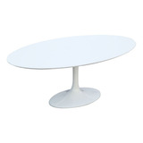 Mesa De Jantar Saarinen Oval 150x80cm - Laqueada Ou Madeira