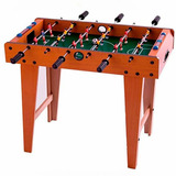 Mesa De Pebolim Totó C/ 02 Bolas Futebol De Mesa Desmontável