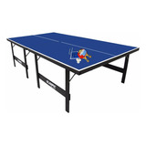 Mesa De Ping Pong Klopf Olimpic 1005 Fabricada Em Mdp Cor Azul