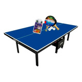 Mesa De Ping Pong Mdf 18mm 1084 Klopf + Kit 5055 + Rede 5034