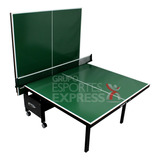 Mesa De Ping Pong Verde Dobrável