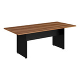 Mesa De Reunião Escritório 6 Lugares 1,80m X 90cm Tampo 30mm