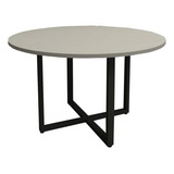 Mesa De Reunião Industrial Cs Pre 1,20m Pé Metal F5 Office