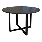 Mesa De Reunião Industrial Pre 1,20 M Pés Em Metal F5 Office