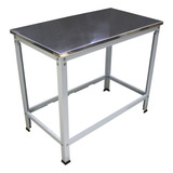 Mesa De Serviço Industrial Tampo Aço Inox 93
