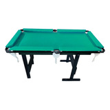 Mesa De Sinuca Bilhar 1,30x67 Premium Mdf Brinde 2 Tacos