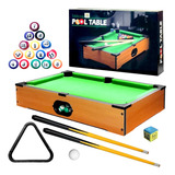 Mesa De Sinuca Bilhar De Brinquedo 51cm Em Madeira Premium