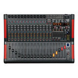 Mesa De Som 16 Canais Arcano Dak-16 Duplo Efeito Rec Eq Usb