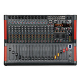 Mesa De Som 16 Canais Arcano Dak-16 Duplo Efeito Rec Eq Usb