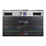 Mesa De Som 18 Canais 16 Interface Usb Bt Fx Ksr Pro Gba18