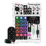 Mesa De Som 3 Canais Player Taramps T0302 Mixer Multicolor