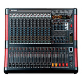 Mesa De Som Arcano Komple-12 Duplo Efeito Rec Usb Eq