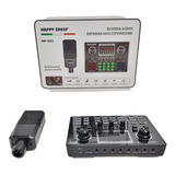Mesa De Som Áudio Usb Smart Celular Computador Microfone
