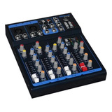 Mesa De Som Mixer Oneal 2 Canais C/ Usb Efeito De Voz Omx-42