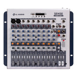 Mesa De Som Mixer Sense 1002 Com 10 Canais Ll Audio