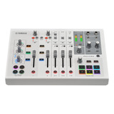Mesa De Som Yamaha Ag08 W Streaming / Interface Branco 110/220