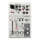 Mesa De Som Yamaha Live Streaming Mixer Ag03 Mk2 - Branca