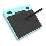 Mesa Digitalizadora 10moons T503 Gráficos Tablet - Azul