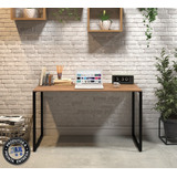 Mesa Diretor P/ Escritório 1,20x60 Estilo Industrial Vintag