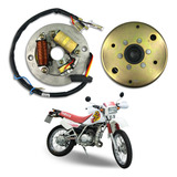 Mesa Do Estator E Volante Magneto Yamaha Dt 180 12v