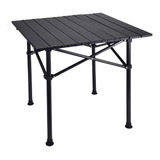 Mesa Dobrável Churrasco Acampamento Aluminio 50cm
