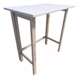 Mesa Dobrável De Jantar Multiuso De Cozinha Madeira Natural