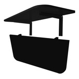 Mesa Dobravel De Parede Retratil 90x40 Para Cozinha Quarto Cor Da Tampa Preto Cor Dos Pés Preto