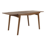 Mesa Elástica Jade 113cm Em Madeira Maciça Pinhão