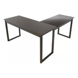 Mesa Em L Escrivaninha Computador Home Office Madeira 