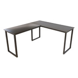 Mesa Em L Home Office Estilo Escrivaninha Madeira