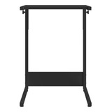 Mesa Escritório Multiuso Com Ajuste De Altura Mesa Pc Gamer Cor Preto