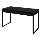 Mesa Escritório Office Estilo Industrial 1,35m C/ 2 Gavetas