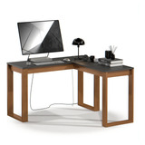 Mesa Escrivaninha De Canto P/ Trabalho Estilo Industrial