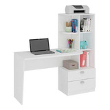 Mesa Escrivaninha Elisa 2gavs Branco-permóbili