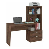 Mesa Escrivaninha Elisa 2gavs Café-permóbili