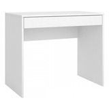 Mesa Escrivaninha Facility 1 Gaveta Branco - Demóbile