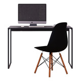 Mesa Escrivaninha Industrial Diretor Ferro E Madeira Vintage