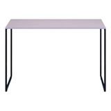 Mesa Estudo Office Notebook Estilo Industrial Cor Branco