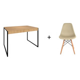 Mesa Home Office Compacta Pequena + Cadeira Fendi Smv 