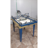 Mesa Impressora Serigráfica Plana Rodo Dirigido Silksmaq.
