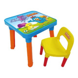 Mesa Infantil Didática Mesinha C/ Cadeira
