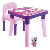 Mesa Infantil Hello Kitty Com Cadeira