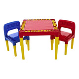 Mesa Infantil Plastico Cadeiras Mesinha Educativa Crianças