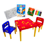 Mesa Infantil Plástico Educativa Para Criança