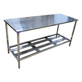 Mesa Inox Industrial Nortinox 170cm X 70cm X 90cm
